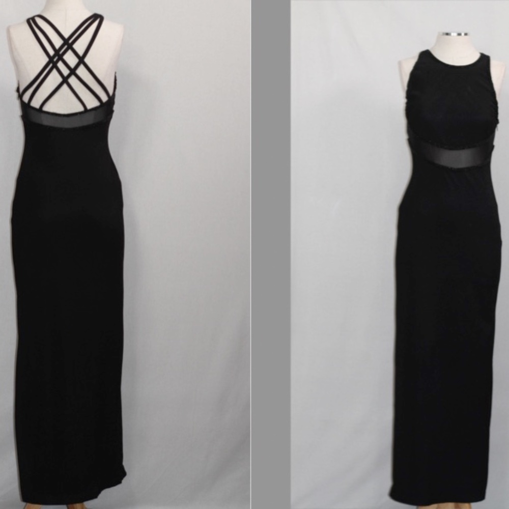 Adrianna Papell Evenings Black Gown